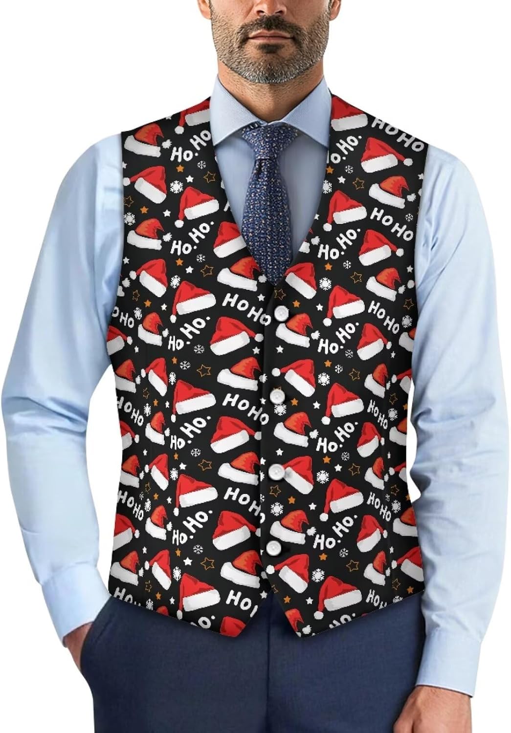 Men's Suit Vests Mens Lightweight Suit Vests for Business Party Casual Slim Fit V-Neck Waistcoat With Back Strap