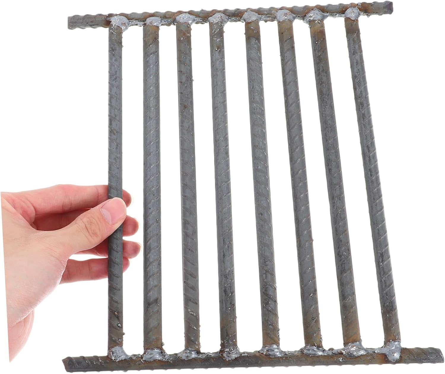 OSALADI Heavy Duty Iron Grill Grate for Fire Pit Durable Firewood Rack for Bbq Outdoor Camping Cooking Grate with Excellent Airflow