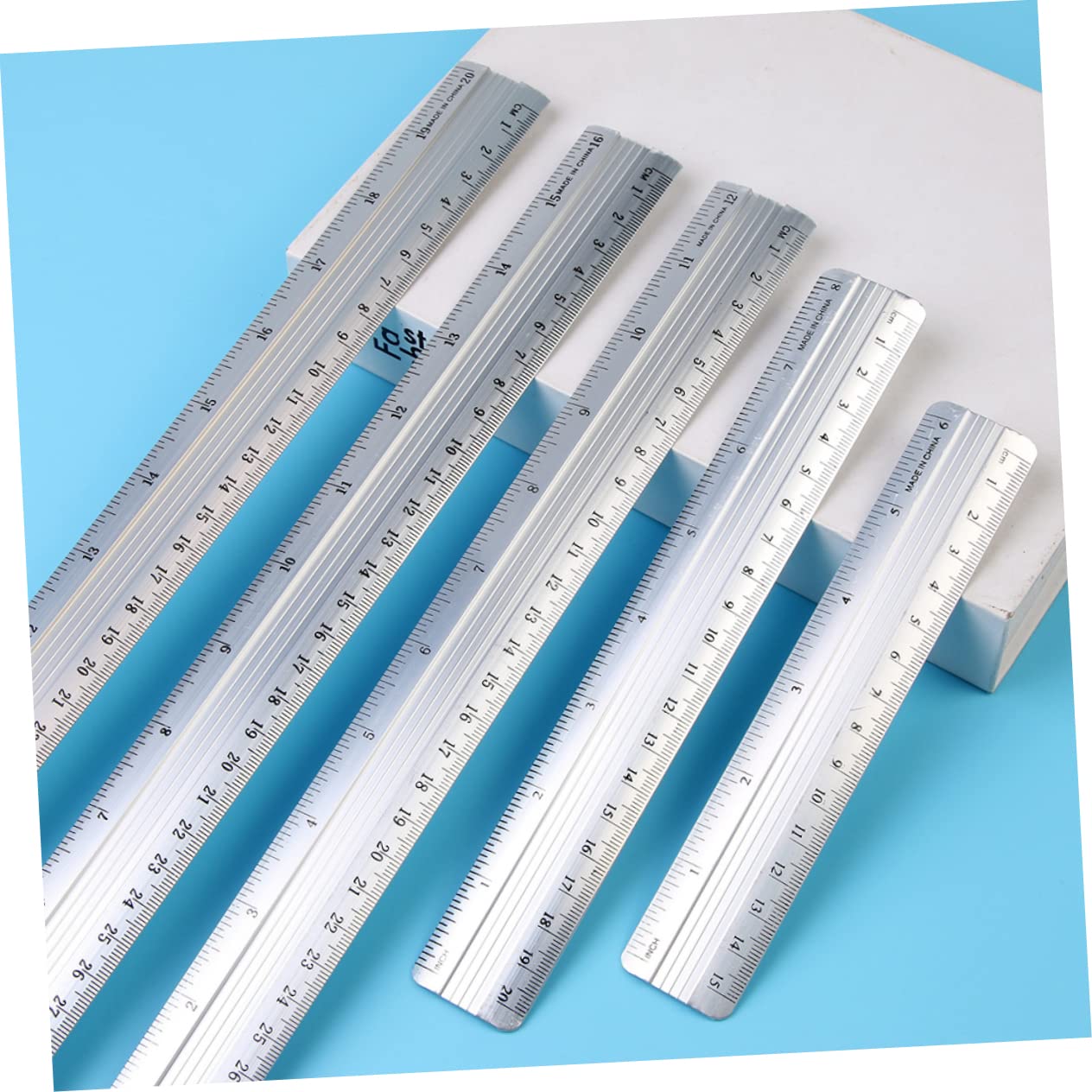 Angoily 30pezzi Righello Set Per e Scuola Per Strumento Precisione Per Architetti e Studenti