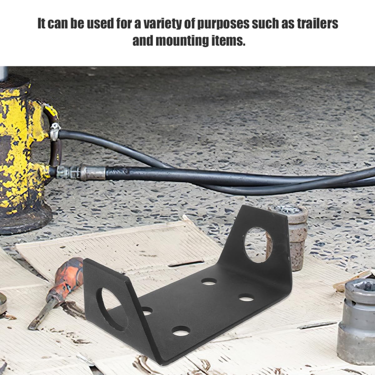 PACKOVE 2pcs ATV Trailer Hitch Spacer Receiver Hitch Accessories Winch Mount Plate