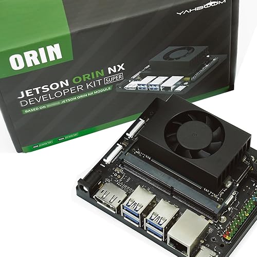 Yahboom Jetson Orin NX 8GB 117TOPS Kit de desarrollo para AI Edge proporciona cursos de programación ROS basados en el módulo central Ubuntu22.04