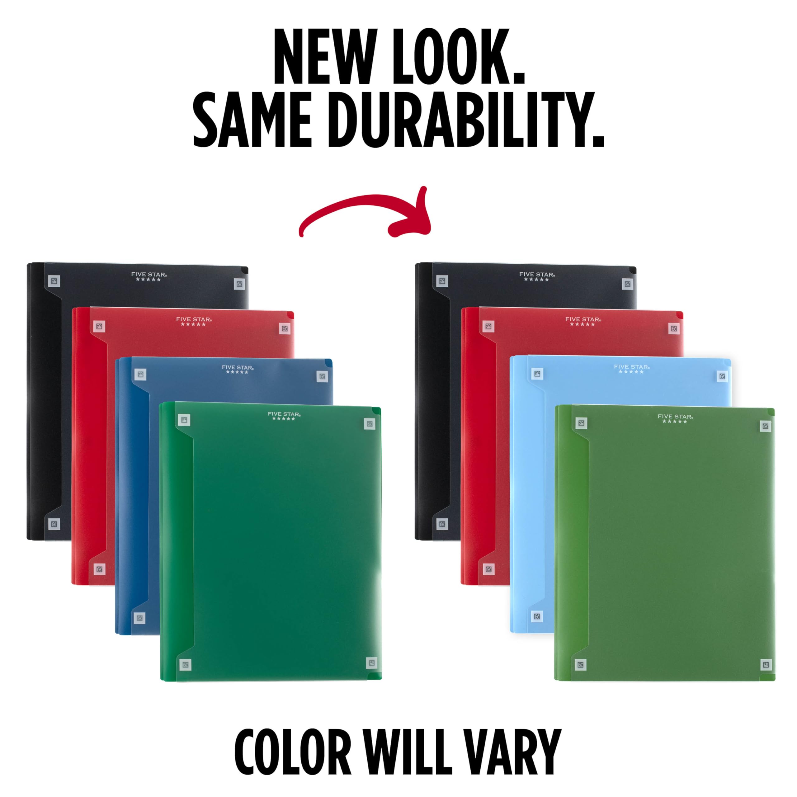 Amazon.com : Five Star 2-Pocket Folder + Study App, 4 Pack