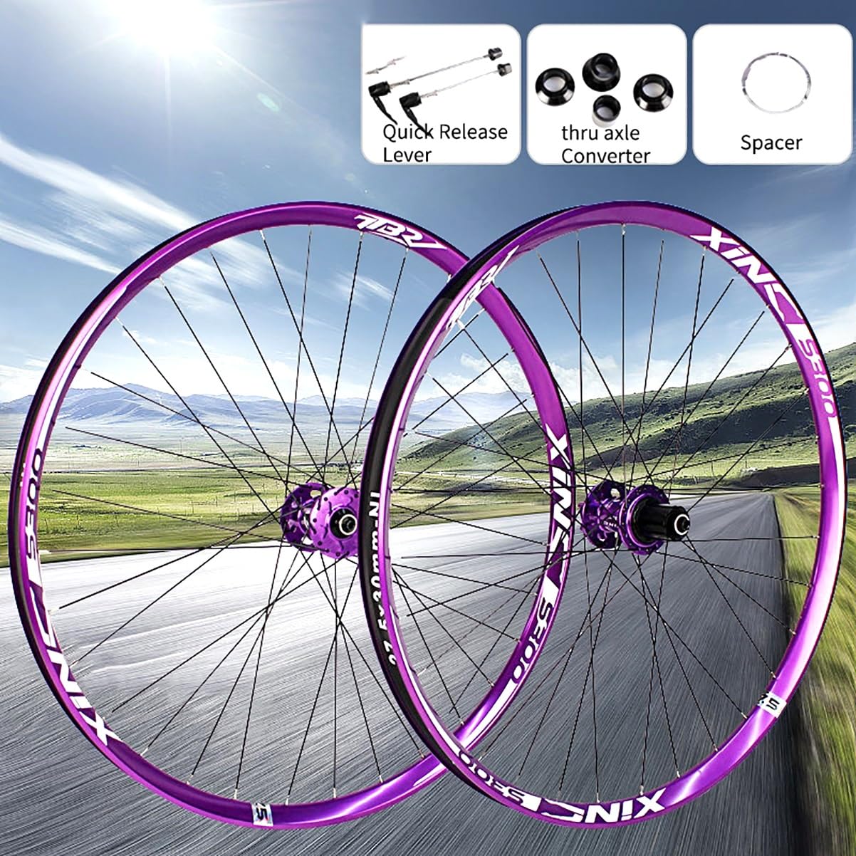 26/27.5in Juego De Ruedas Para Bicicleta De Montaña Llanta De Aleación