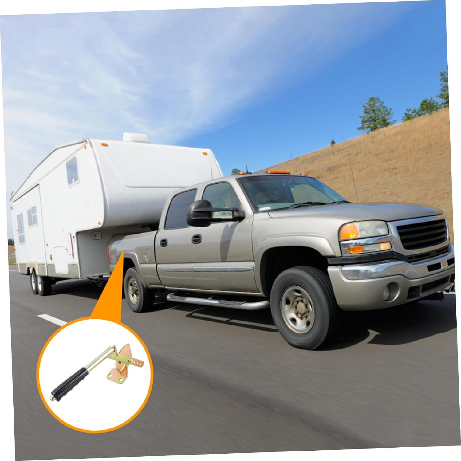 1pc Mechanical Brake Lever for Trailer Slip Handle Easy to Install Replacement for Broken Brake Accessories for Rv and Towing Applications