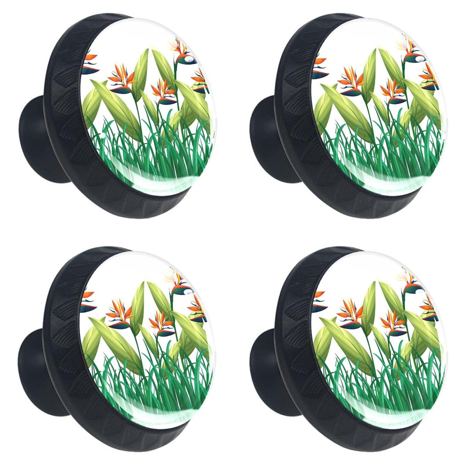 Boutons de tiroir en cristal pour relooker une armoire x4