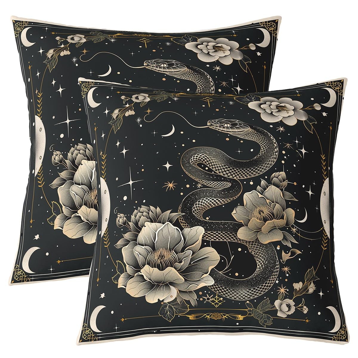 Housse de coussin gothique bohème pour transformer l'ambiance de votre salon