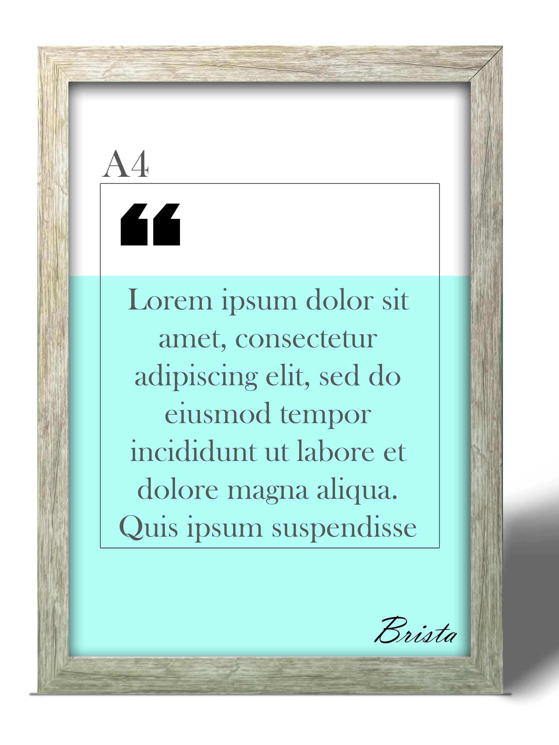A4 PICTURE PHOTO FRAMES STYRENE FRONT CERTIFICATE FRAME 21 X 29.7CM WALL MOUNTABLE OR TABLETOP PHOTOS DISPLAY HOME OFFICE DÉCOR DOCUMENT FRAME (1, Light wood)