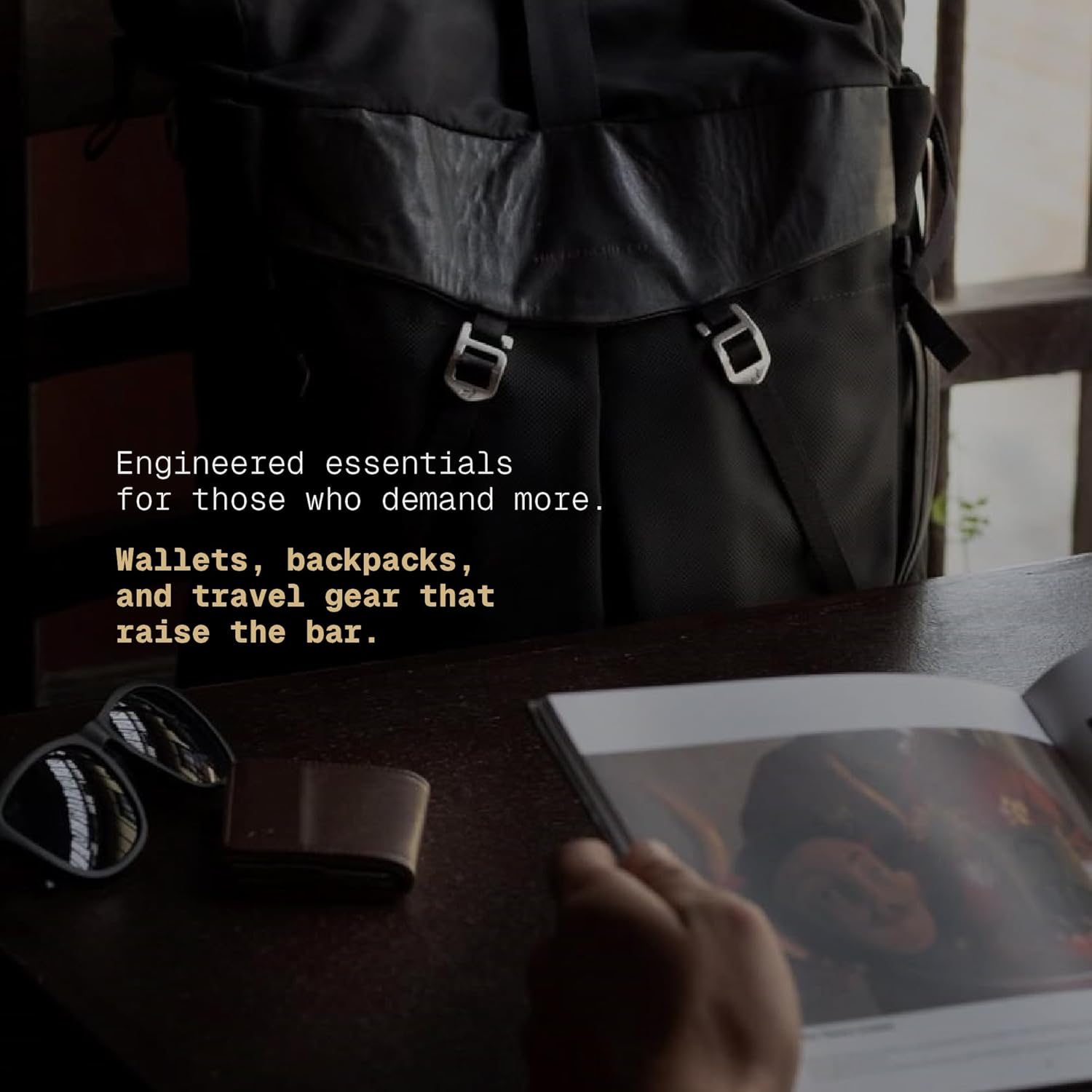 The Frenchie Co. - Work/Travel Speed Backpack - Expandable 23–30 liters - Laptop compartment with anti-theft magnetic closure - Ballistic nylon durable commuter pack - Image 7