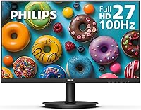 Philips 271V8LB 27-Inch 100Hz Full HD VA Monitor - Eye Care, Adaptive-Sync, VESA, HDMI/VGA, 4-Year Warranty