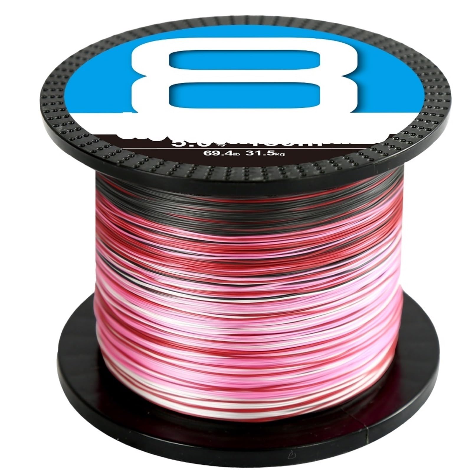 Lenza da Pesca Lenza da Pesca 8X 300M 500M 1000M 8 Fili Lenza Intrecciata multifilamento Linea PE for Filo da Pesca alla Carpa(8X-Pink,500M-0.8-16LB)