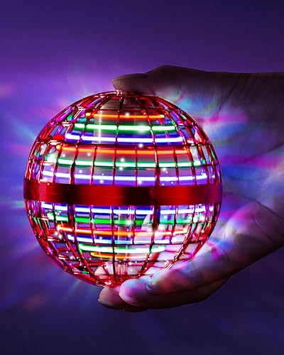 Miniatura 8 de Pelota de orbe voladora modificada 2023 para niños, globo cósmico, bola flotante, boomerang, bola flotante, mini dron, spinner volador, juguetes