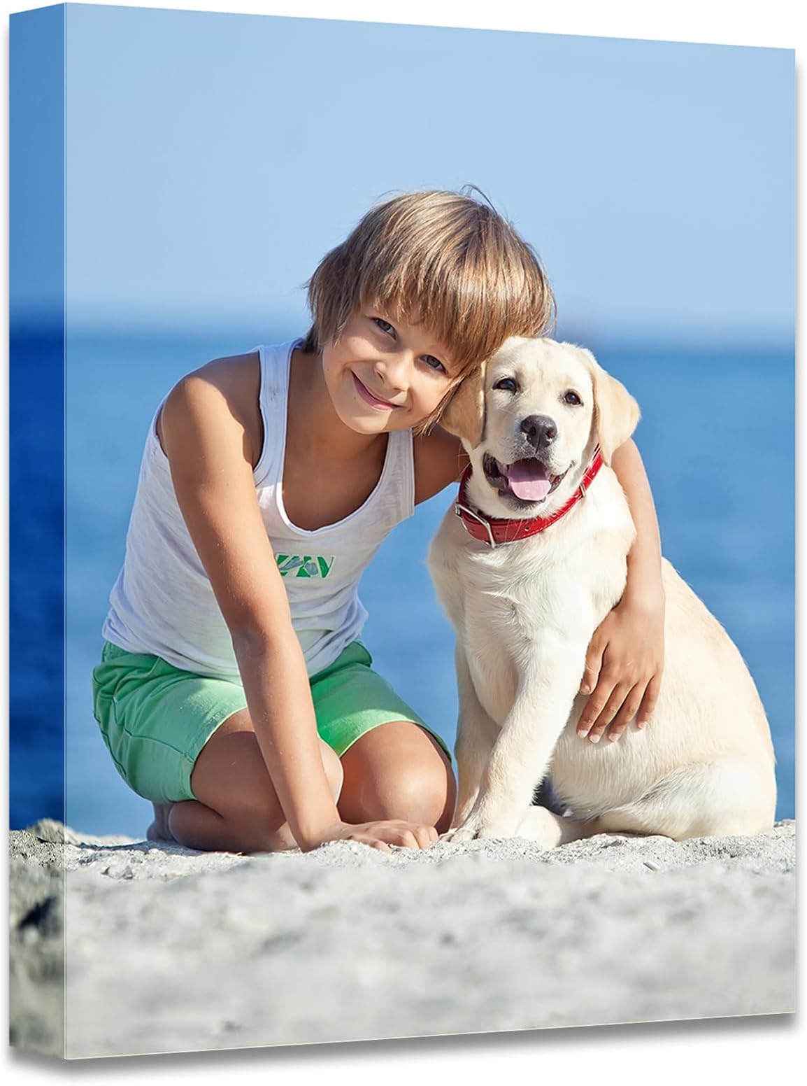 Jumaple Custom Canvas Prints with Your Photos, Personalized Picture to Canvas Customized Gifts for Mom/Dad/Friends/Family Member (12'' W x 16'' H)