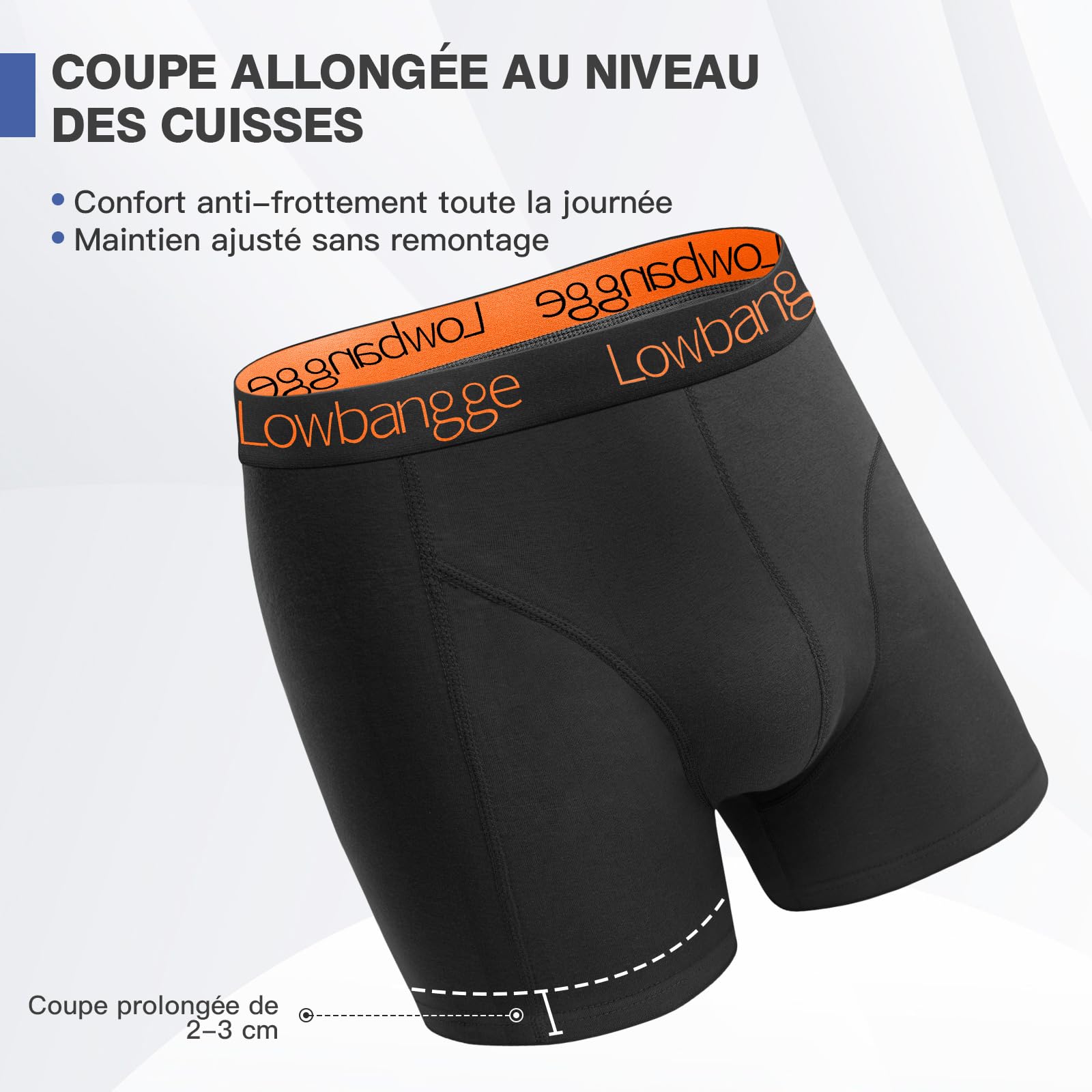 Premium Boxer Homme,Caleçon Homme Coton(Lot de 9),Coupe Confortable avec Technologie d'ajustement Parfait