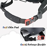 Vista 6 de Casco de bicicleta para niños, ajustable y para múltiples deportes, desde niños pequeños hasta jóvenes, 3 tallas