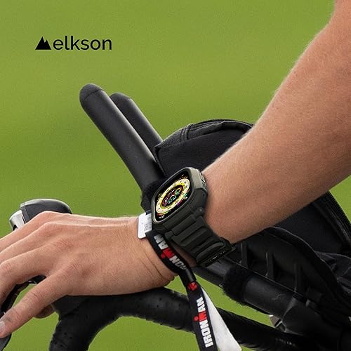 Miniatura 5 de elkson Quattro Pro 2.0 Series - Funda protectora de pantalla de 1.732 pulgadas (1.929 in), vidrio templado, resistente para iWatch, resistente de