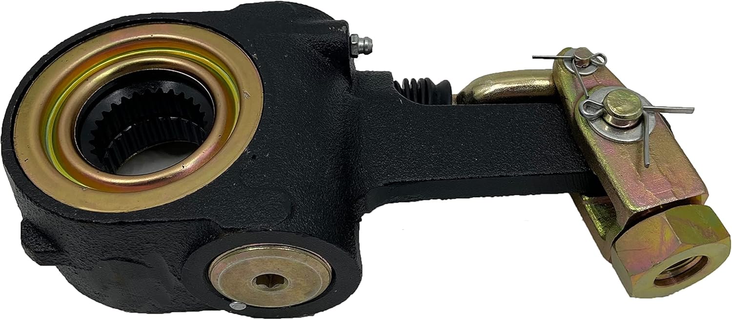 4 Pack of AS1141 Automatic Brake Slack Adjuster 1.5" Diameter, 28 Spline Teeth 6" Lever w/Lock Clevis (Replaces Accuride Meritor R803112 R801074 Freightliner Mack 1141) (4 x BSW1141)