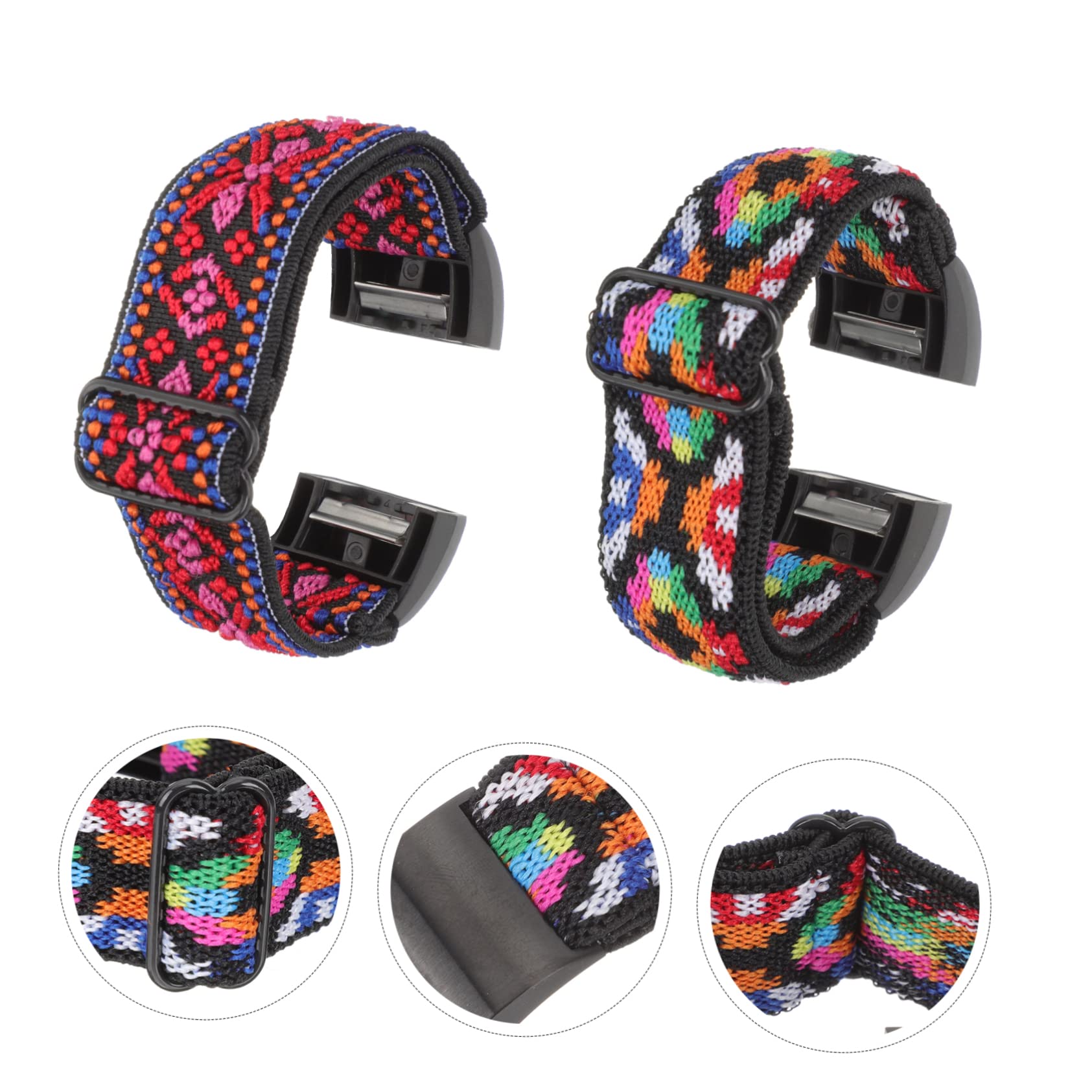 Hemobllo 4 Pièces Bracelets De Montre Pour Femmes Femmes Bracelet Montres e En Nylon En Nylon Bande De e Pour Les