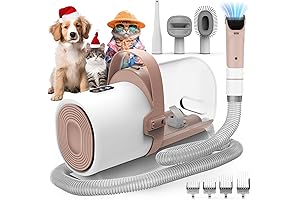 Dog Grooming Vacuum Cleaner with Suction Power to Remove Pet Hair