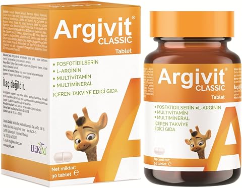 Argivit Classic Fosfotidilserin, L Arjinin, Multivitamin Ve Multimineral İçeren Tablet 30 Tablet