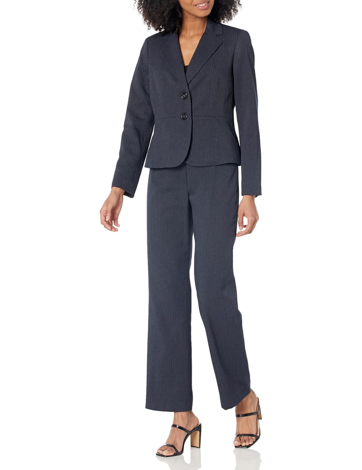Le Suit Womens Jacket Pant Suit 50041020-c50