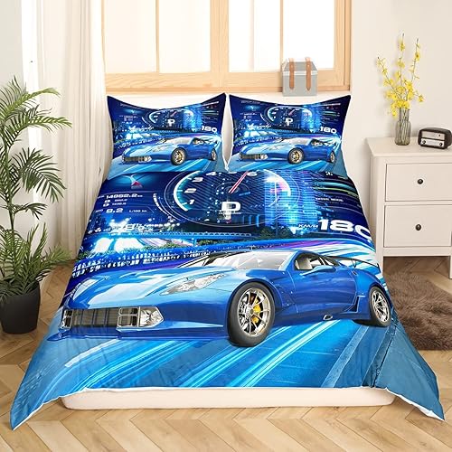 Miniatura 9 de Feelyou Juego de funda de edredón para niños y niñas, universo y planeta, para niños y niñas, funda de edredón de galaxia, 1 funda de edredón con 1