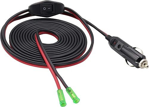 Miniatura 9 de AAOTOKK Encendedor de cigarrillos de repuesto fusionado de 12 voltios, enchufe macho con cables de 16 AWG, encendedor de cigarrillos, enchufe macho