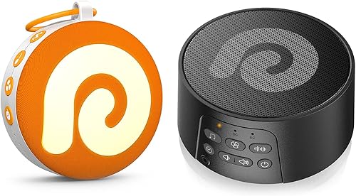 Dreamegg Paquete D11 con máquina de sonido D3 Pro para dormir, máquina de ruido blanco recargable para dormir, 29 sonidos de alta fidelidad, batería