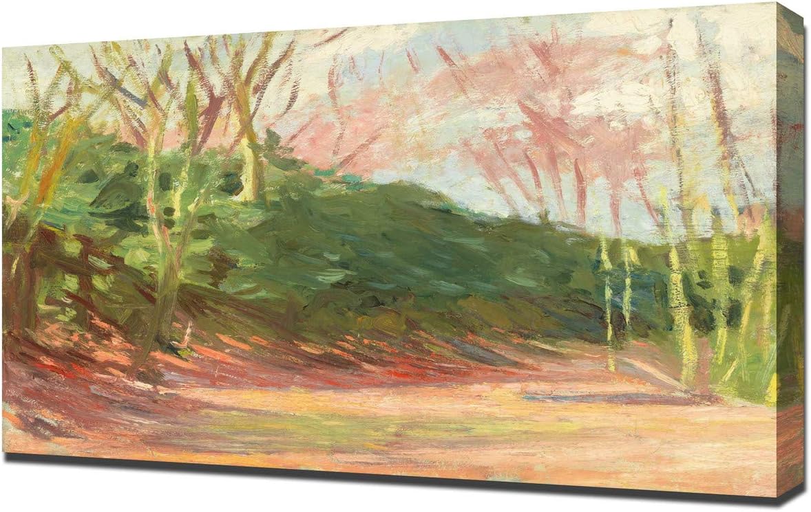 Edward Hopper Trees in Sunlight Parc de Saint Cloud - Canvas Art Print Wall Art Canvas Wrap