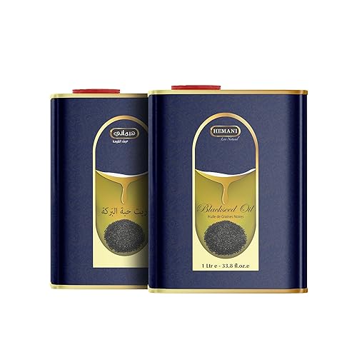 Miniatura 7 de HEMANI Aceite de semilla negra de 1 litro - 33.8 onzas líquidas - Primero prensado en frío - Sin alcohol - Sin disolventes - Refuerzo de la