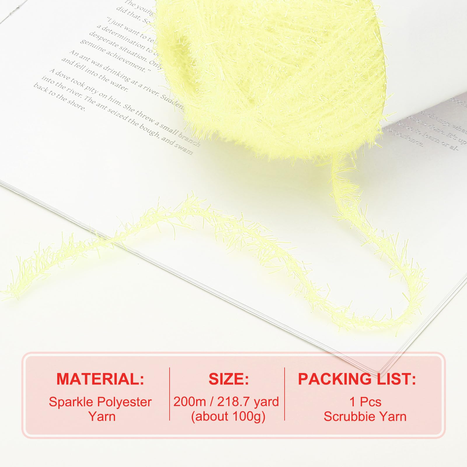 PATIKIL 218 Yard Scrubbie Yarn - Image 2