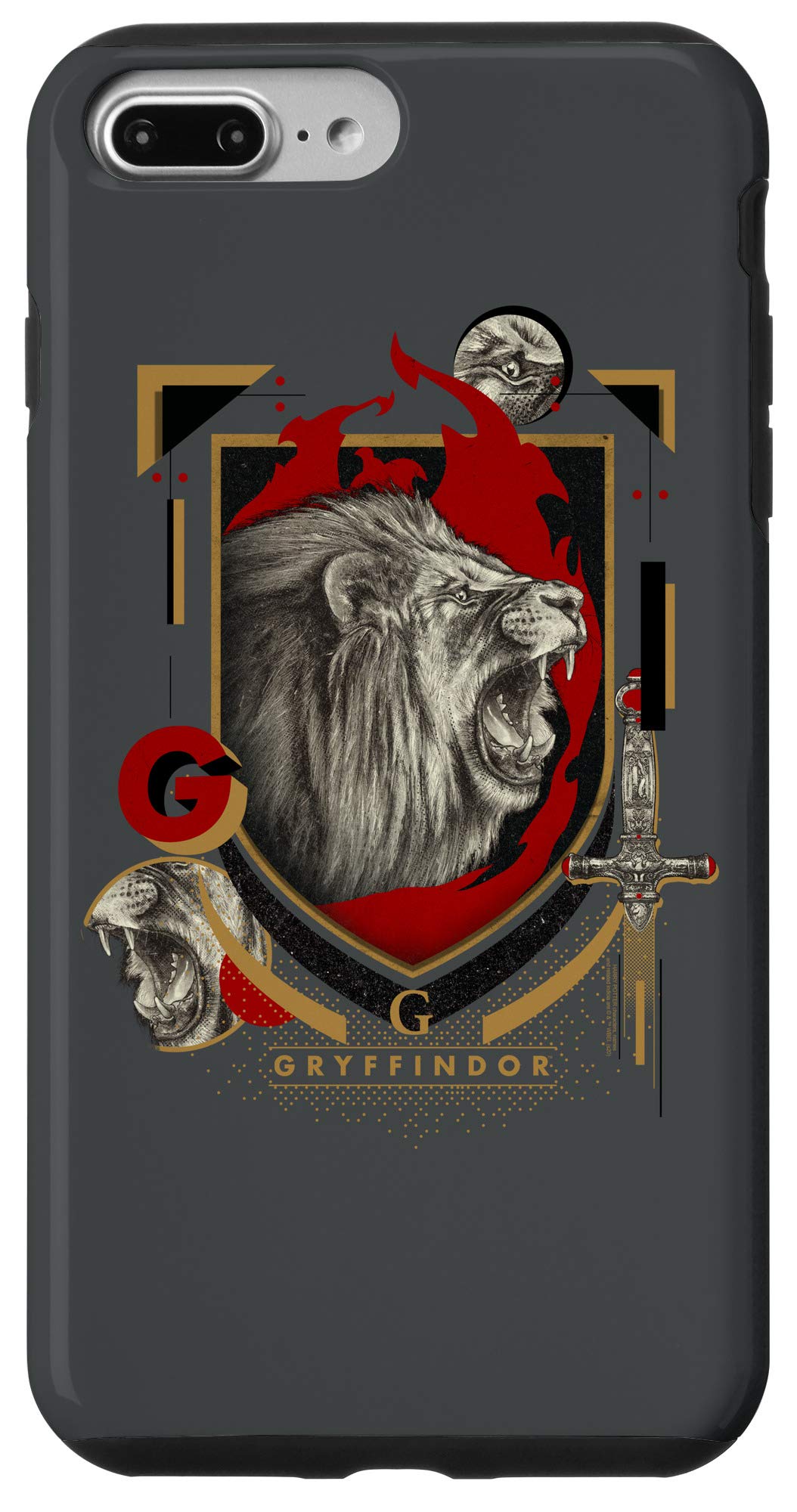 iPhone Plus/8 Plus Harry Potter Gryffindor Magicial Mischief Level Up  Crest Case