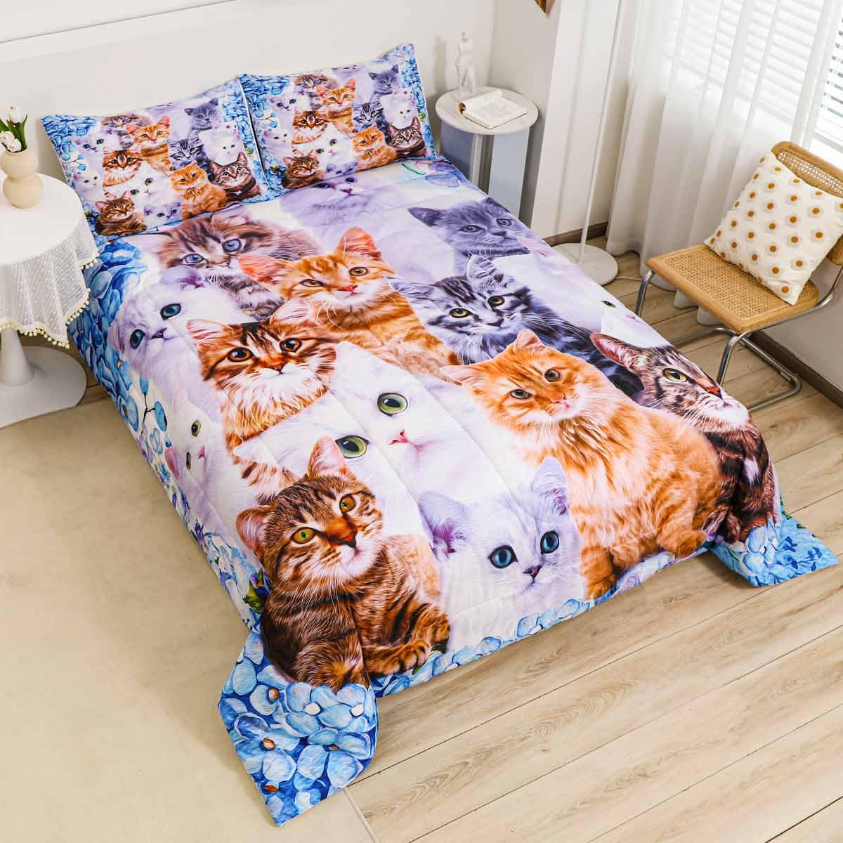 Feelyou Kinder-Bettwäsche Set Mit Dinosaurier-Motiv – Spannbettlaken Mit Tiefer Tasche, Polyester