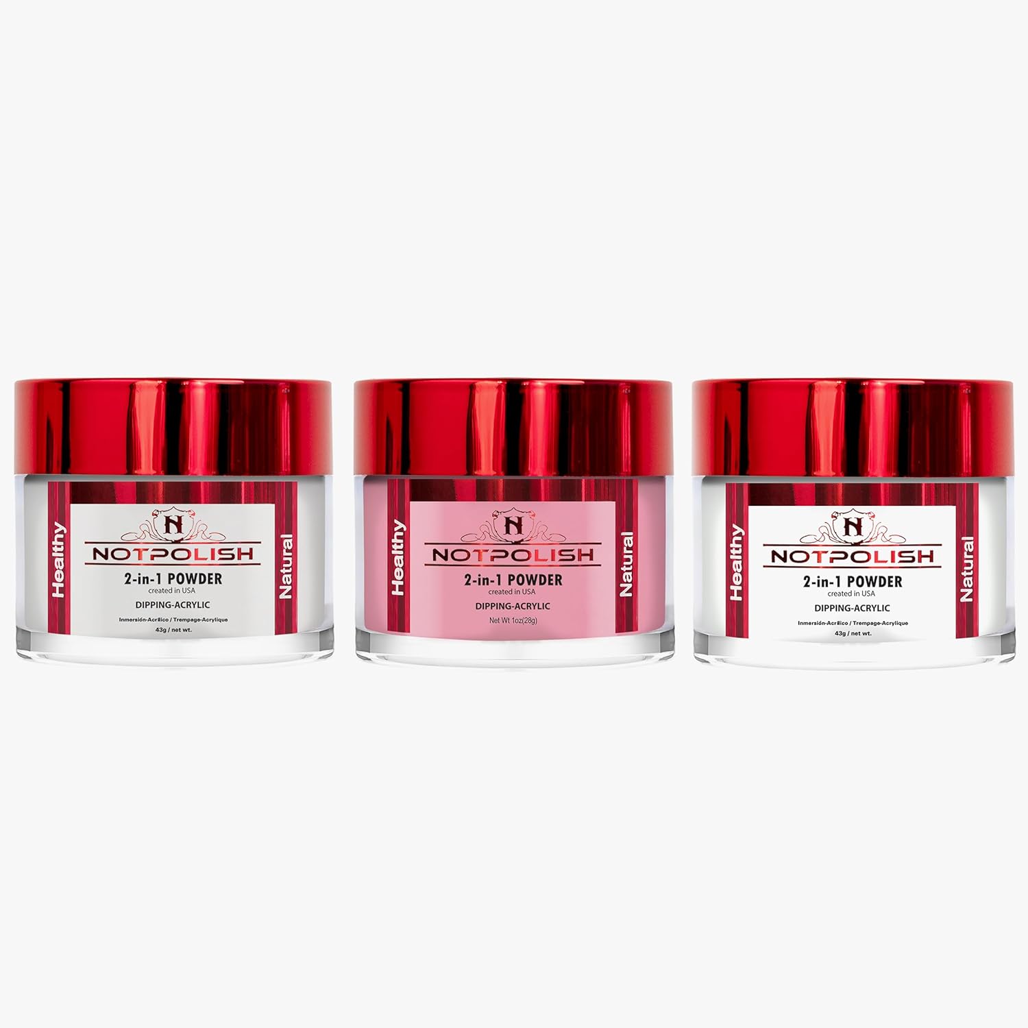 Notpolish - Powders - Parent (Essentials Bundle, 2 Ounce (Pack of 3))