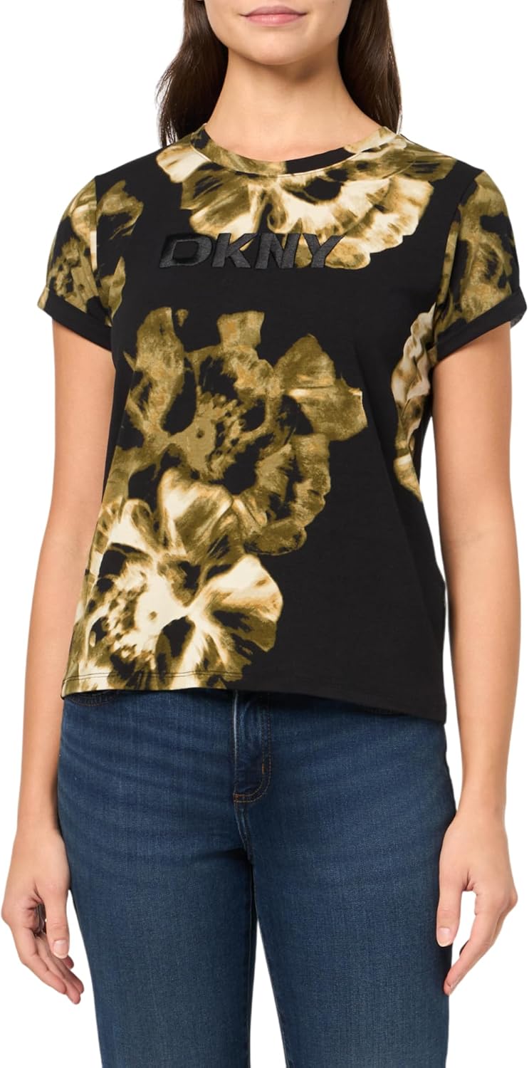 DKNY Womens Lounge Cotton Stretch Knit Top