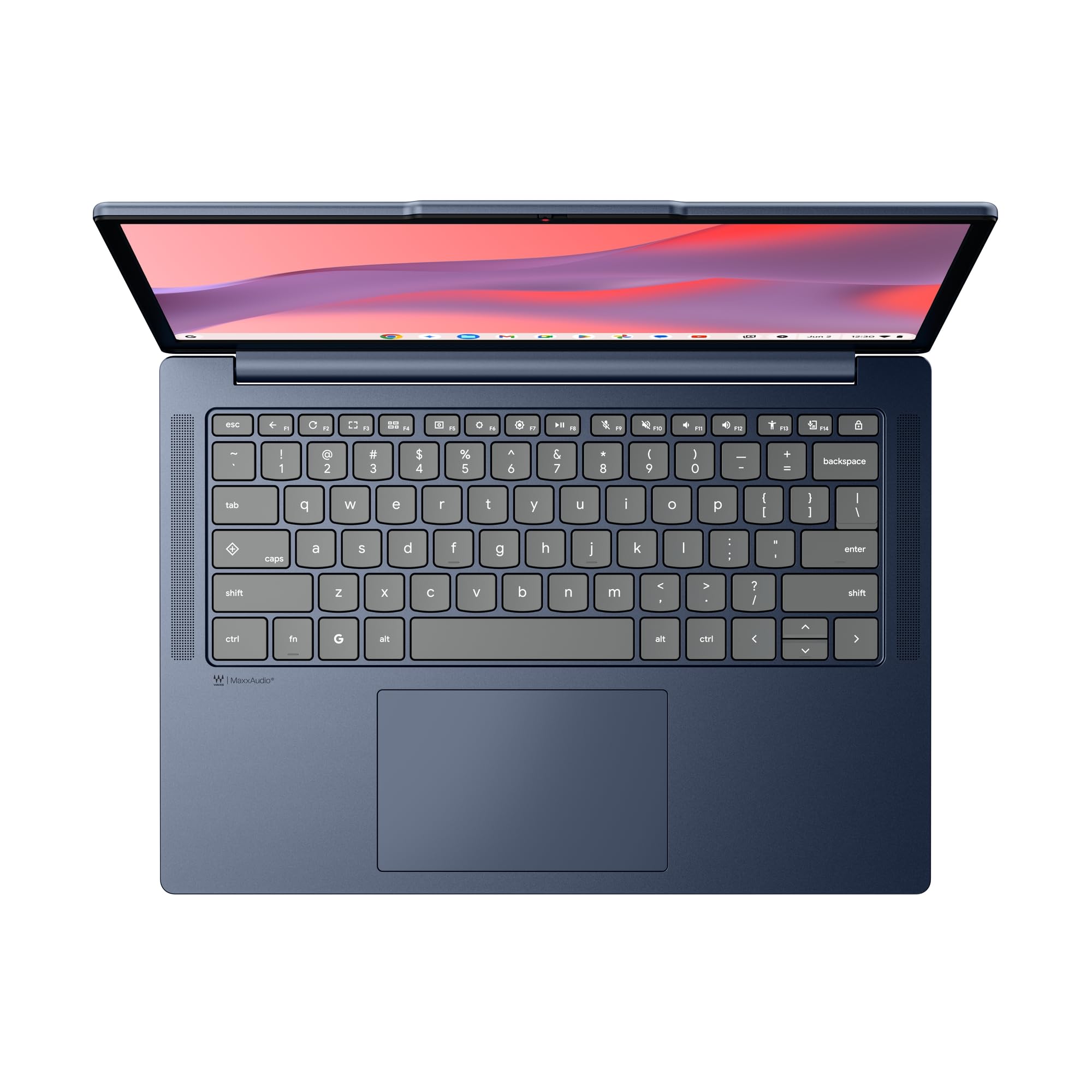 Lenovo Chromebook Gen 11 - Ordenador Portátil 14" WUXGA (MediaTek Kompanio 540, 8 GB RAM, 128 GB UFS 2.2, ChromeOS) QWERTY Español, Azul + 3 Meses Google AI Pro con Gemini Pro y 5TB