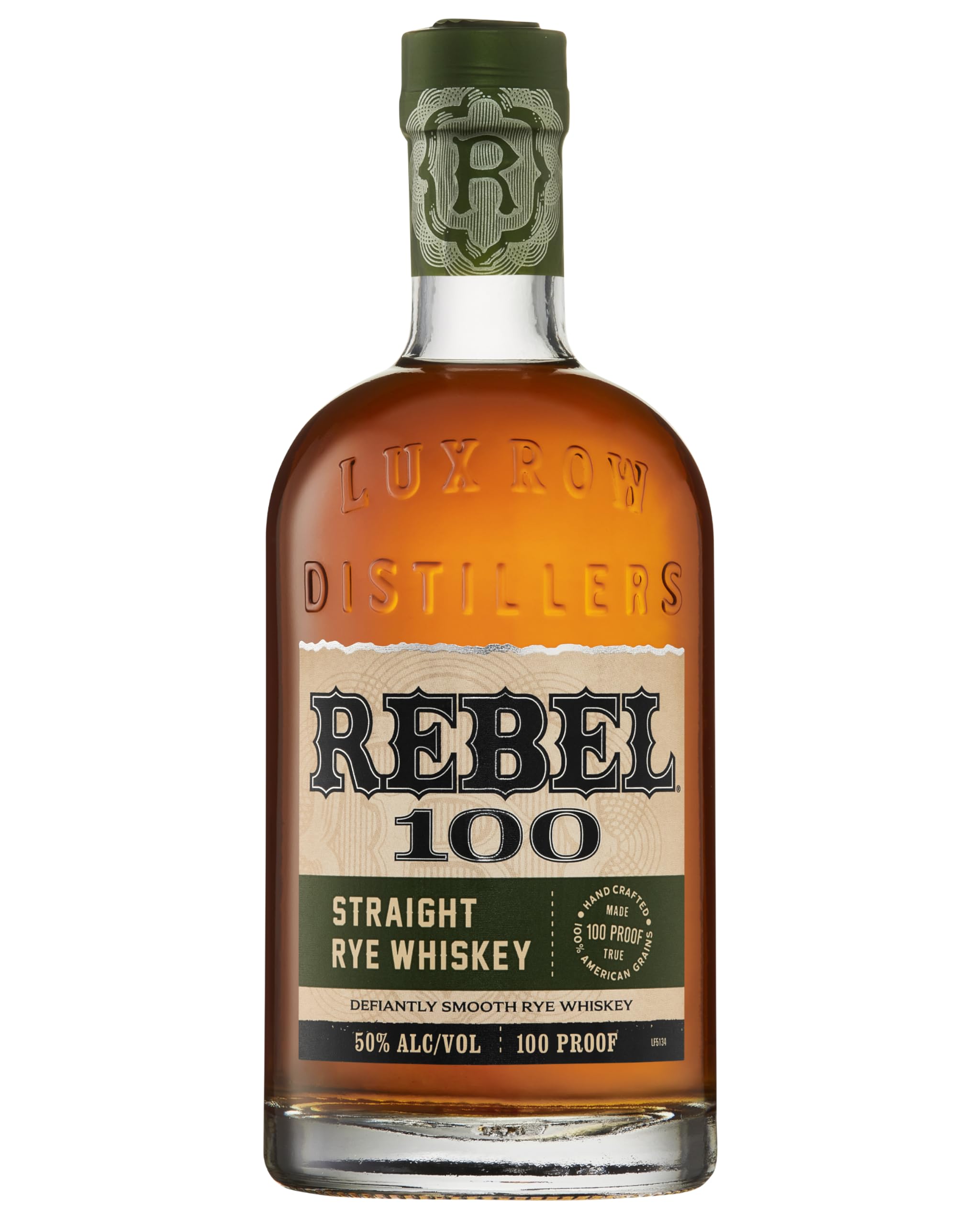 Rebel 100 Straight Rye Whiskey 50% Vol. - 700 ml
