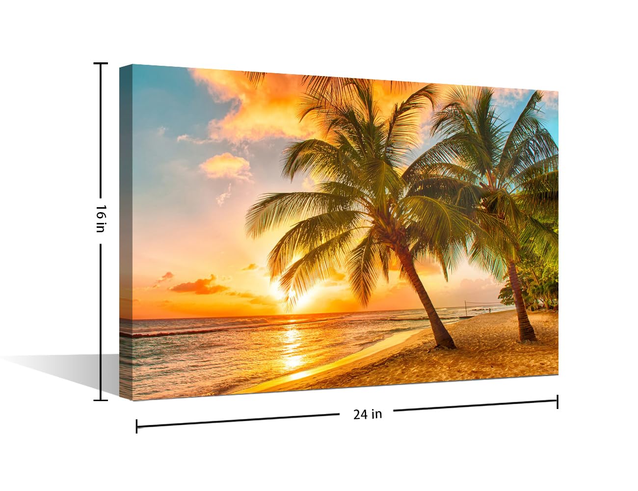 Natural Scenery Wall Art for Living Room Home Modern Decor Canvas Tropical Ocean Pictures Poster House Decorations Artwork Paintings Framed Prints Stretched Ready to Hang - Image 2