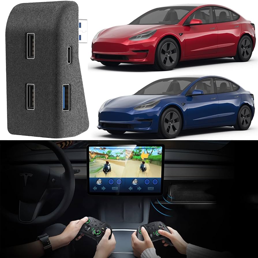 Amazon.co.jp: USB Cハブ テスラモデル3モデルY 2021 2022 2023