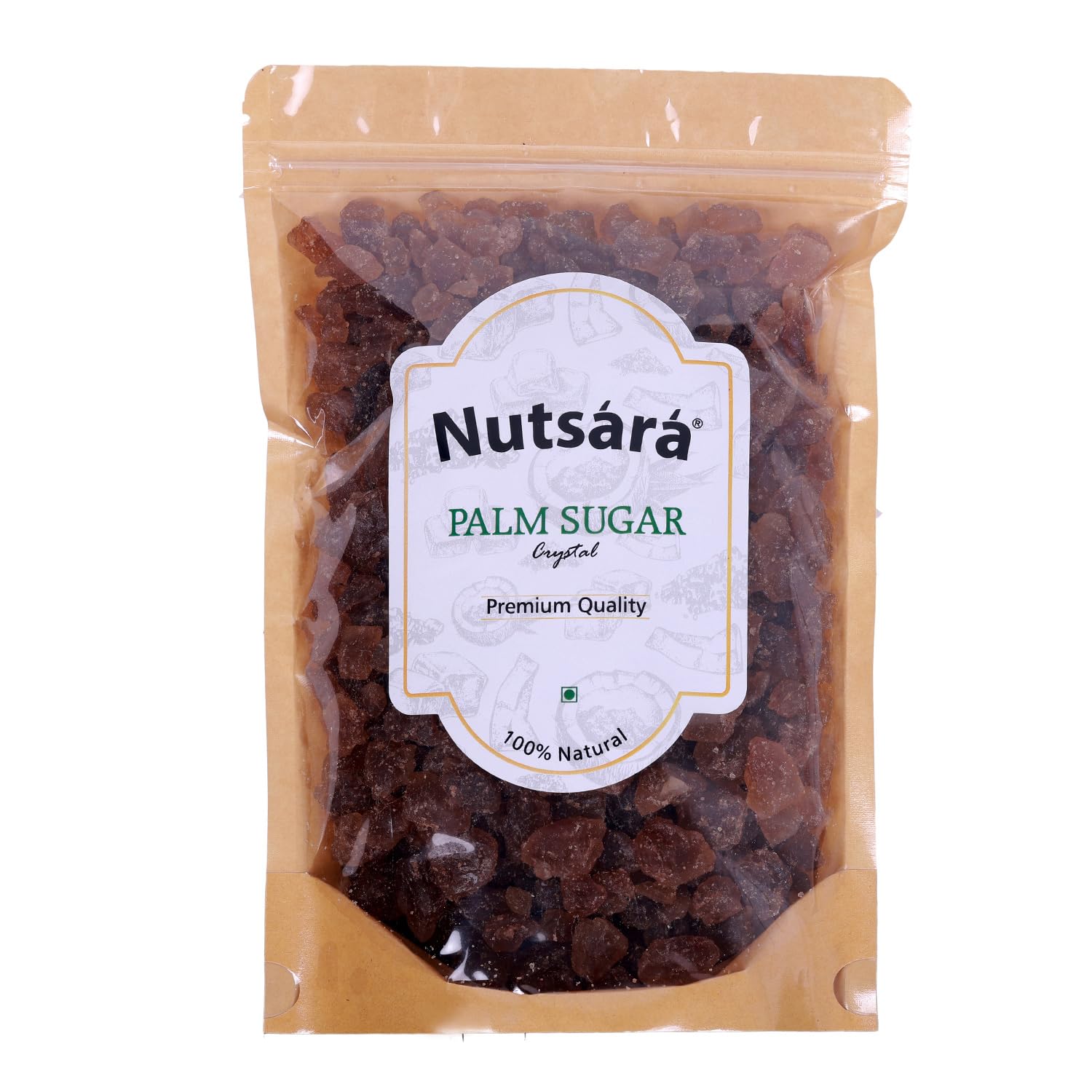 Nutsara Natural Palm Sugar Crystals, Palm Candy, Tal Mishri - Panam kalkandam 500gm (500GM) (B09SGZS7VV) Amazon Price History, Amazon Price Tracker