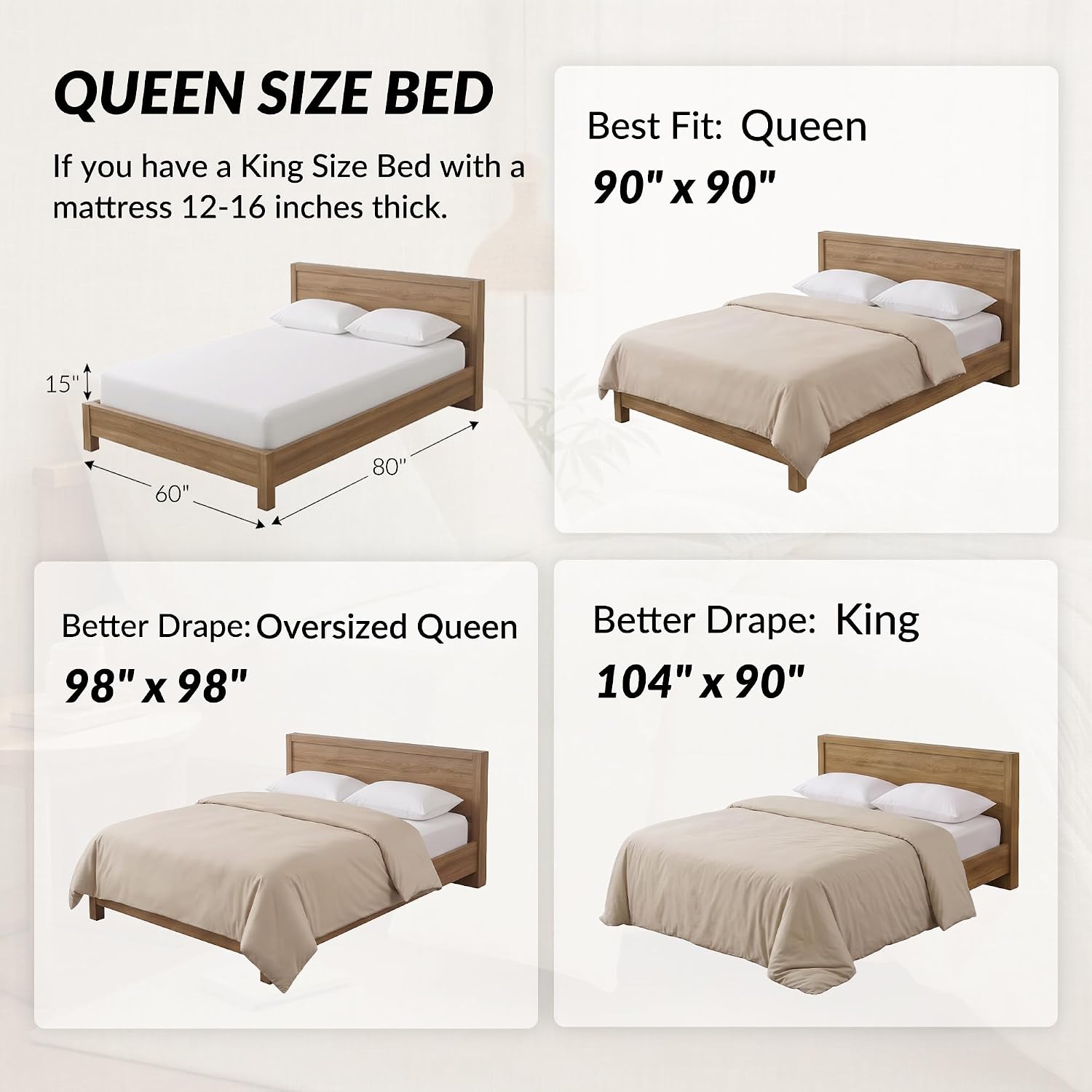 Exclusivo Mezcla Reversible Soft Queen Comforter Set, 3 Pieces