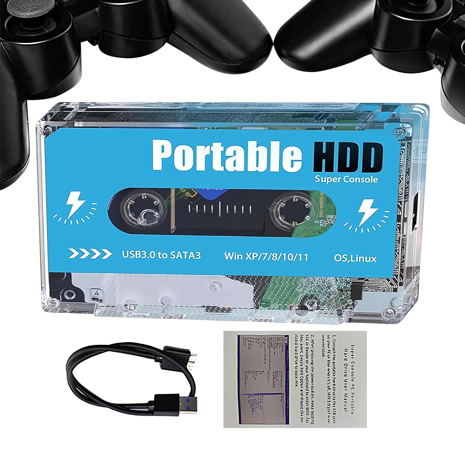 Consola Super Portátil Consola de Videojuegos Plug and Play Integrada con | Salida Multimedia de Alta Definición 4K para Televisor Computadora Portátil