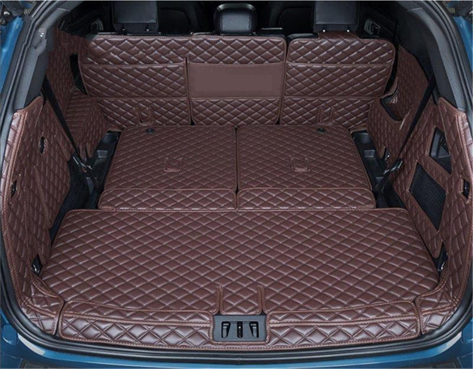Tapis de coffre Ford Explorer 2020-2022 en cuir antidérapant - 5