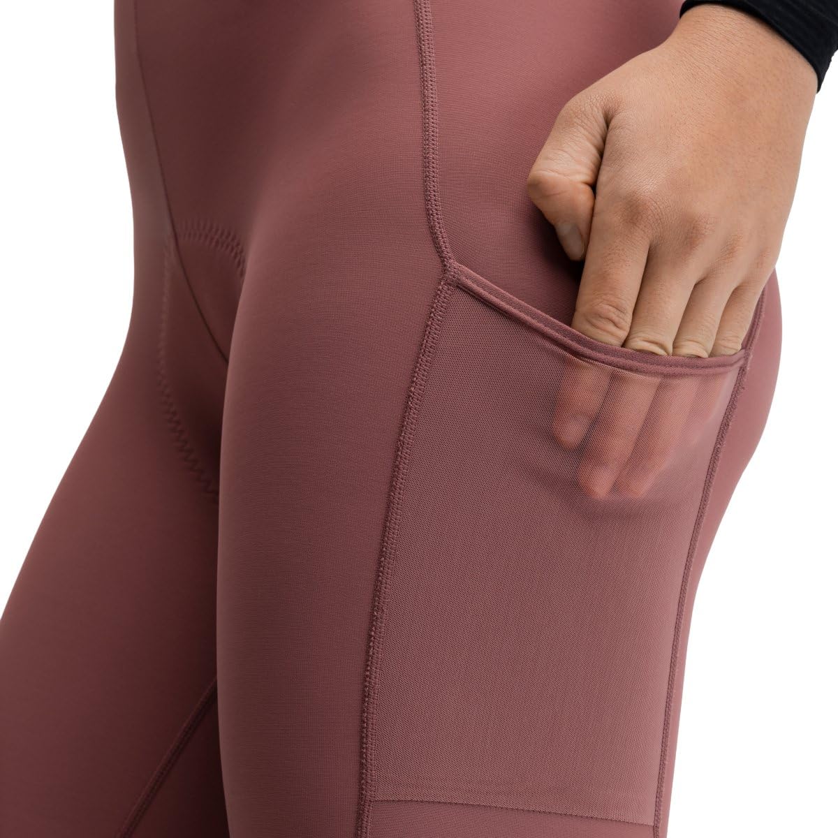 SIROKO - Cuissard Long Cyclisme Gravel pour Femme Delta-W Brown