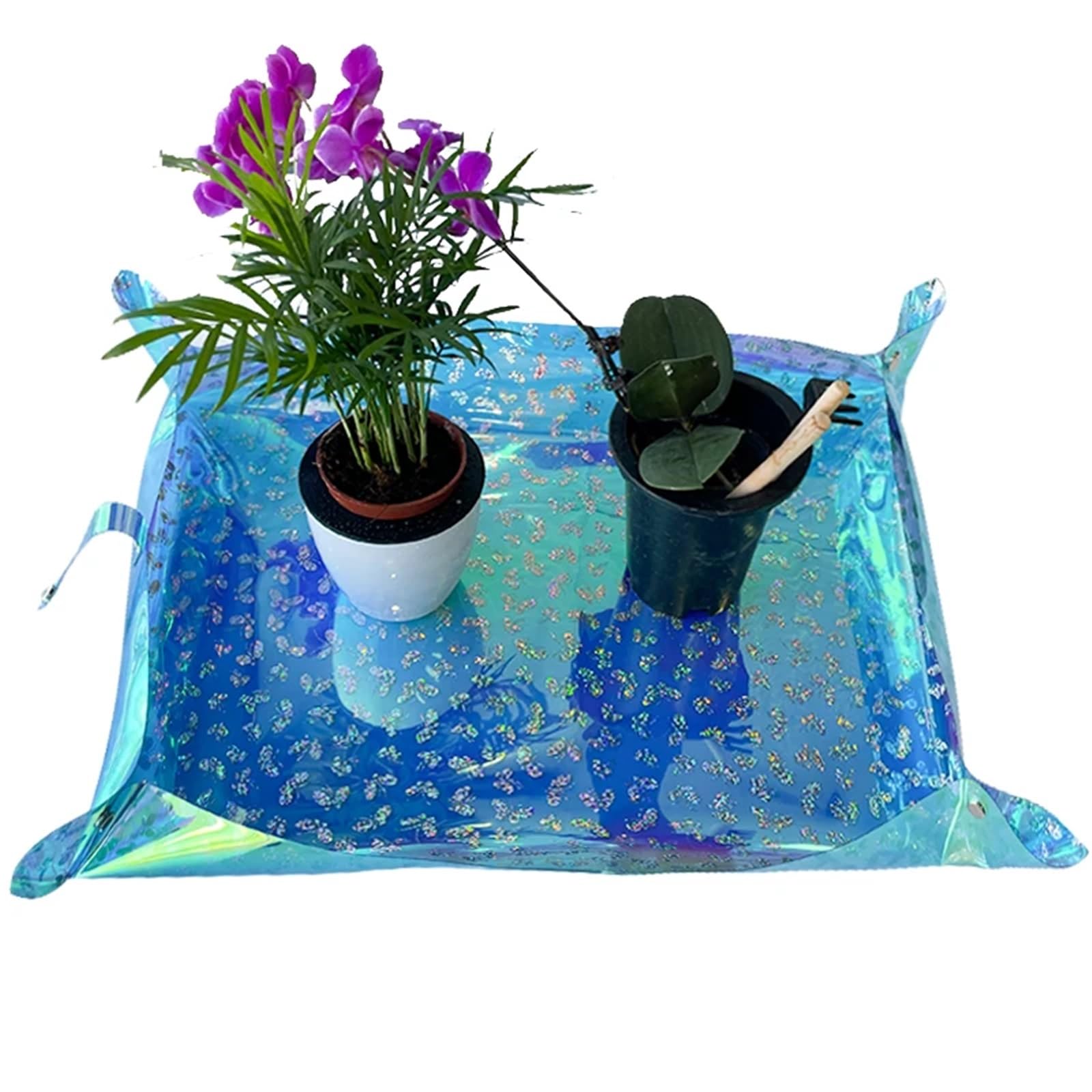 YXINAER Plant Repotting Mat Planting Mat 68 * 50cm Gardening Potting Pad Foldable Garden Plant Flower Pot Transplanting Waterproof Mats(4-68x50cm)