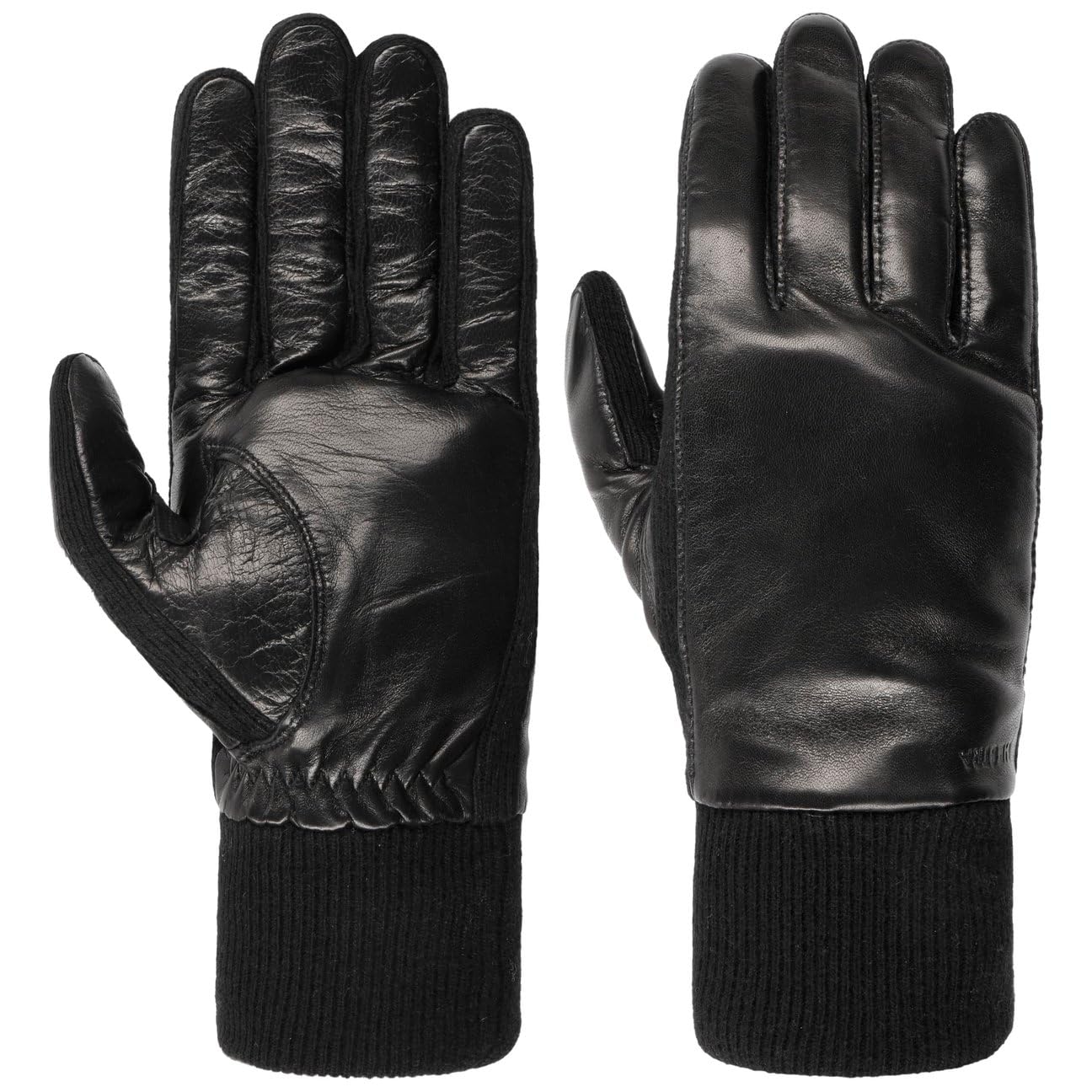 Hestra Jeanne Gloves Women - leather with lining Winter Autumn-Winter - 6 1/2 HS black