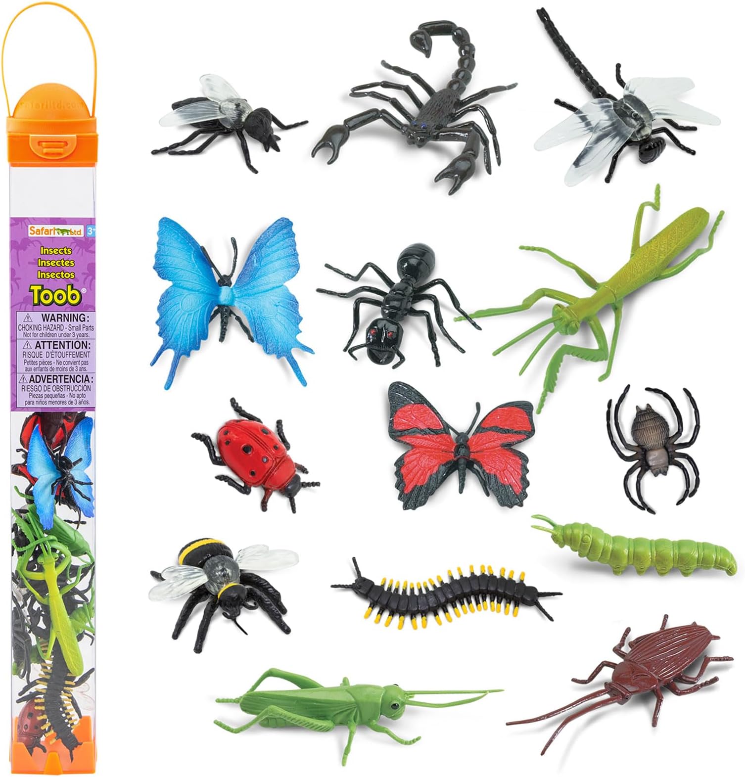 Toob Insects - Multi-Colour,1.57 L x 1.57 W x 12.99 H