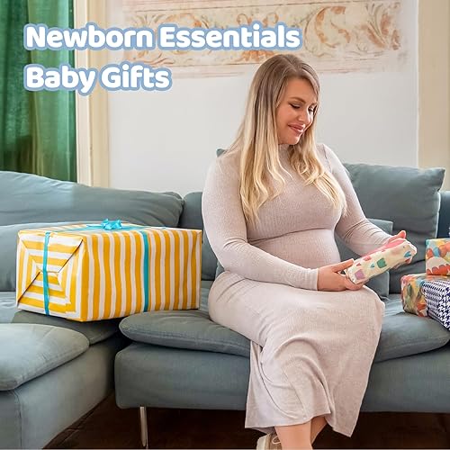 Miniatura 6 de Danolt Newborn Essentials, mantas para recién nacidos de 0 a 6 meses, manta de felpa suave para bebé, regalos para bebé