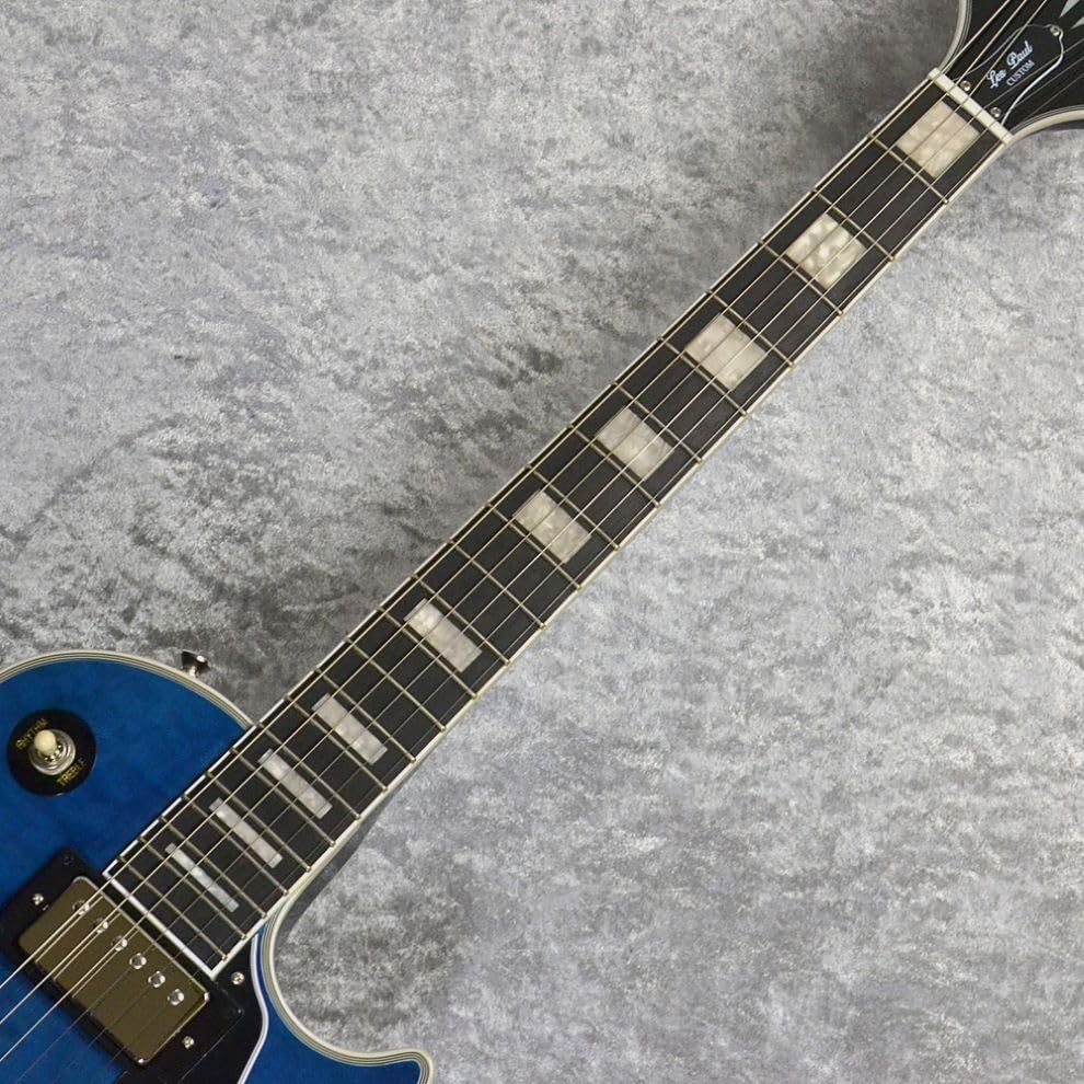 Amazon | Epiphone Les Paul Custom Quilt Viper Blue (バイパー
