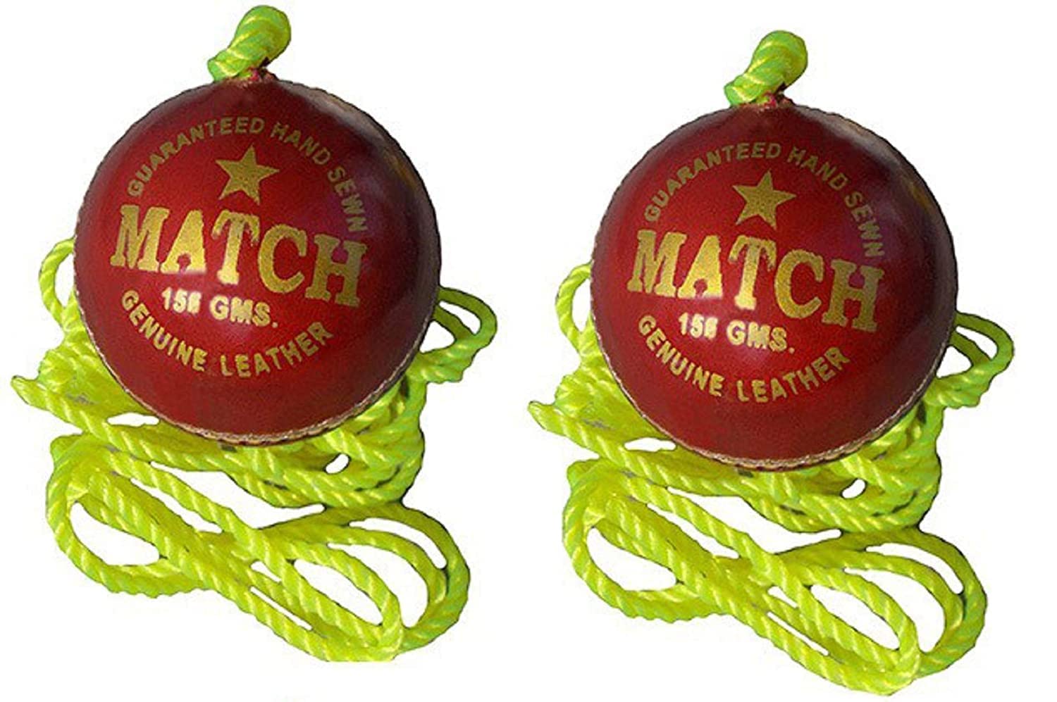 Goodz Red Leather Cricket Hanging Ball( Pack of 2 ) 2 Piece Ball-picture-14