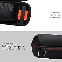 Vista 7 de LTGEM - Funda para carga 4/carga de 5 altavoces, bolsa protectora de viaje para almacenamiento duro, se adapta al cargador y cable USB